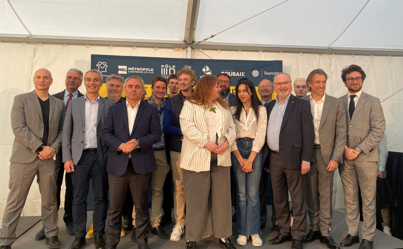 La pose de la première pierre de ce campus du design s’est déroulée le 23 mai dernier. © Vilogia