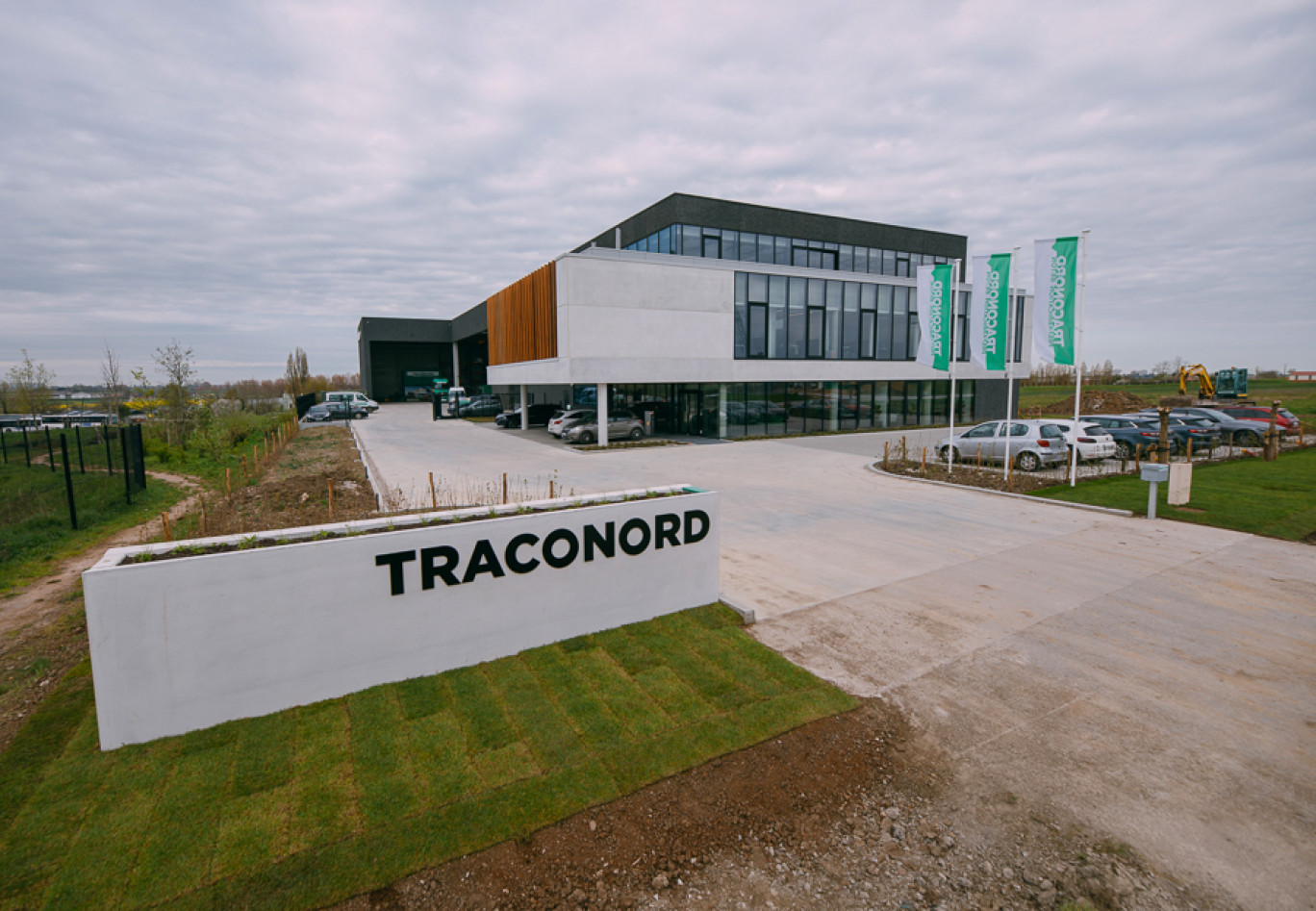 Le nouveau siège social de la société Traconord, à Steenvoorde, est voué à accompagner sa croissance dans les Hauts-de-France.