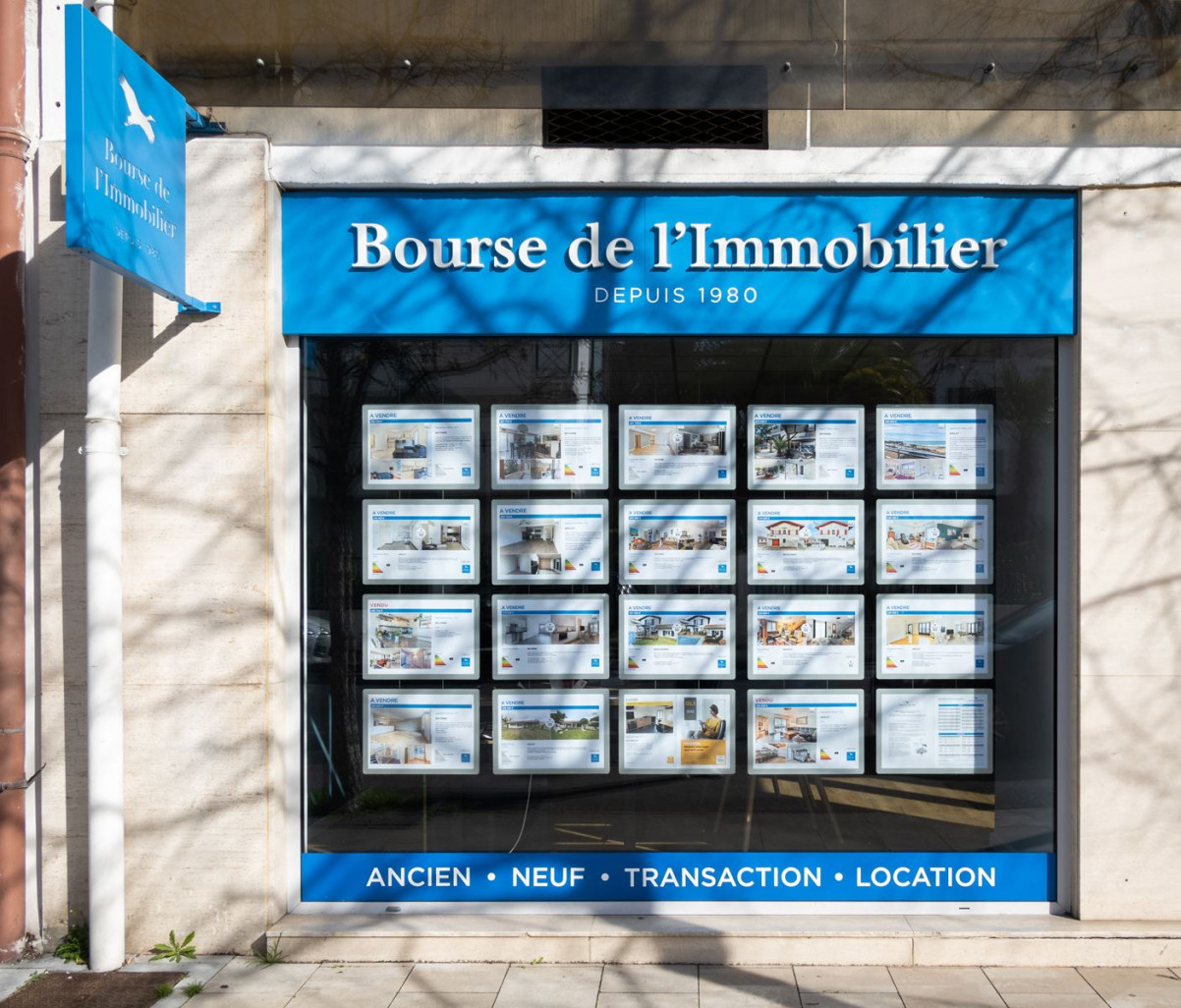 Les agences immobilières font partie des secteurs les plus fragilisés. © Thomas Dutour