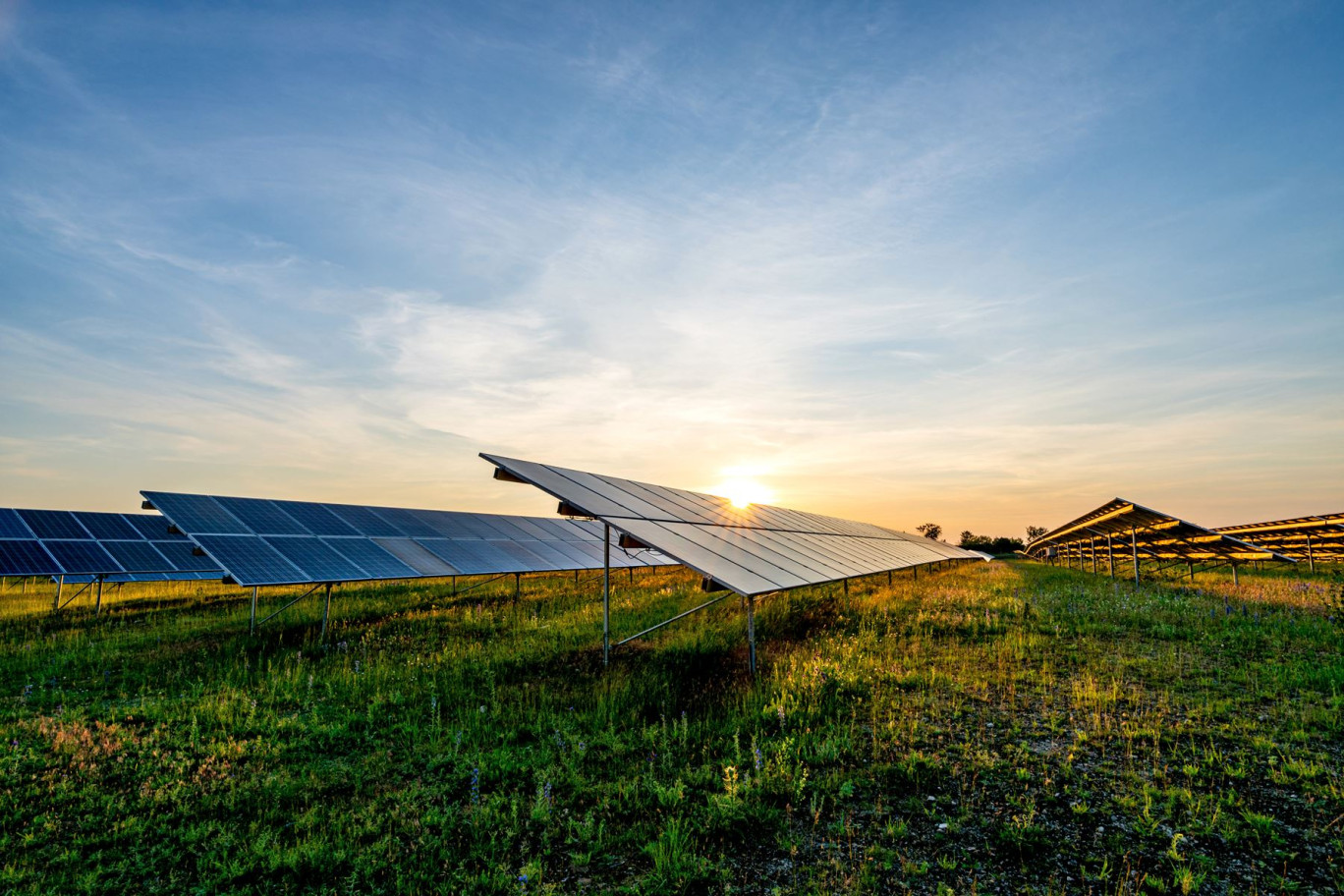 La centrale comprendra 16 000 panneaux photovoltaïques et devrait entrer en fonctionnement d’ici 2026 ou 2027. © Björn Wylezich