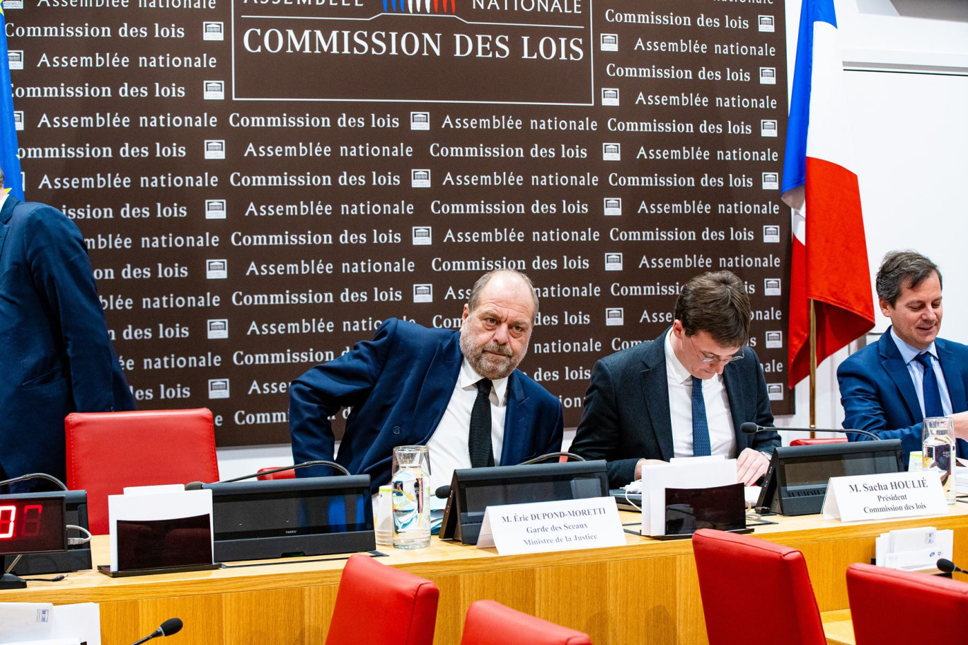 Eric Dupond-Moretti, garde des Sceaux, lors de la mise en œuvre des Etats généraux de la justice le 10 janvier dernier. © Amaury Cornu/Hans Lucas-AFP