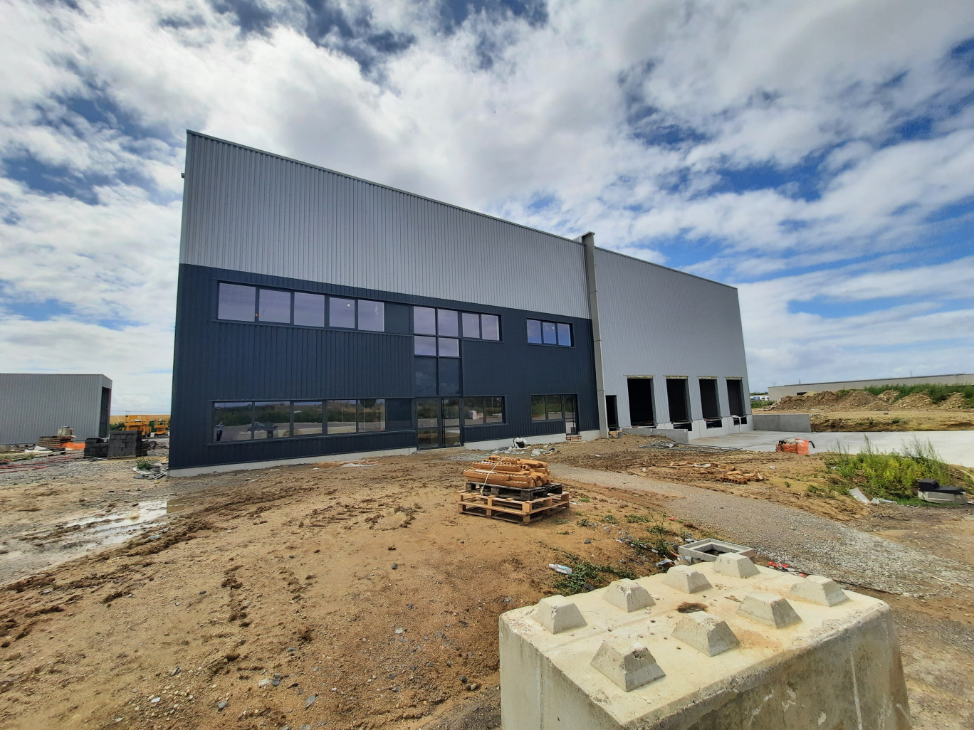 Le nouveau site de NCG France est en cours de construction. © Aletheia Press/L.Péron