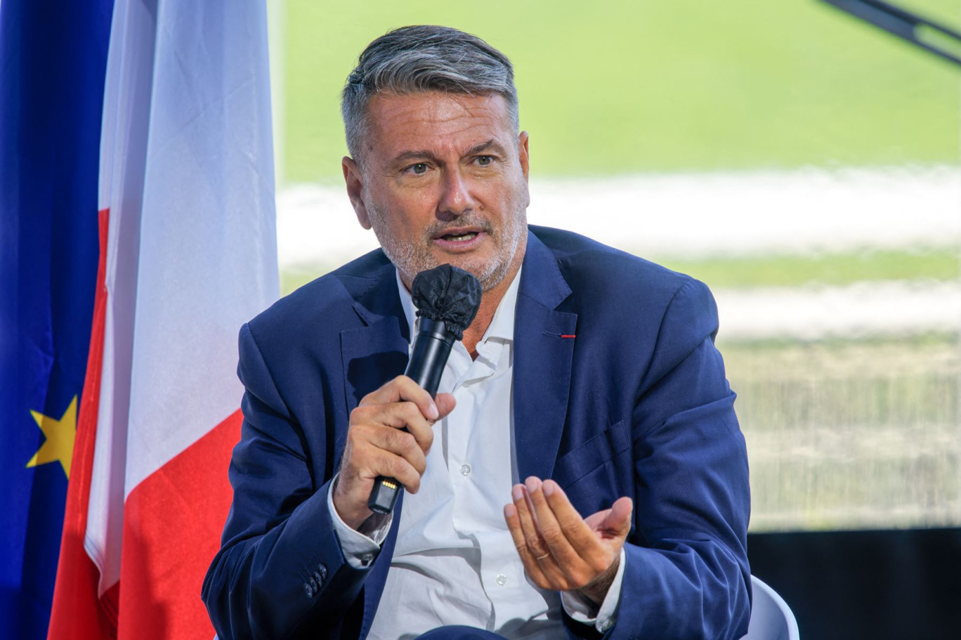 «Nous sommes attentifs, vigilants, mais nous coopérons» avec la Chancellerie, a souligné Jérôme Gavaudan, président du Conseil national des barreaux. © Daniel Pier-NurPhoto via AFP