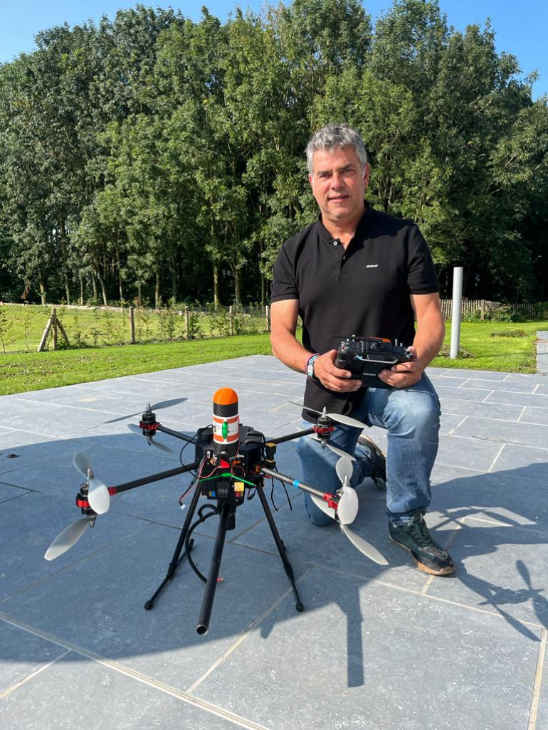 Ludovic Leclercq, co-fondateur et co-dirigeant de Nord Drone.