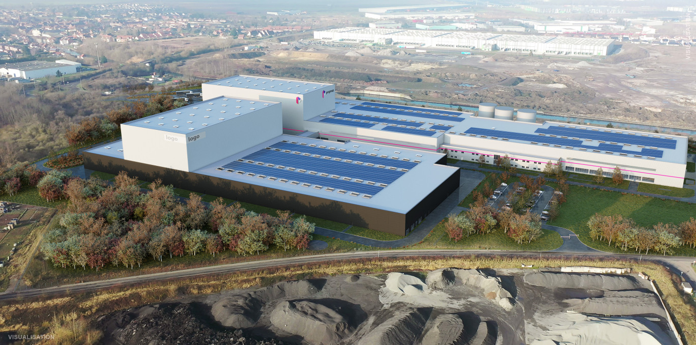 La future usine de Progroup devrait être mise en service au cours du premier semestre 2026. © OTE Thales2