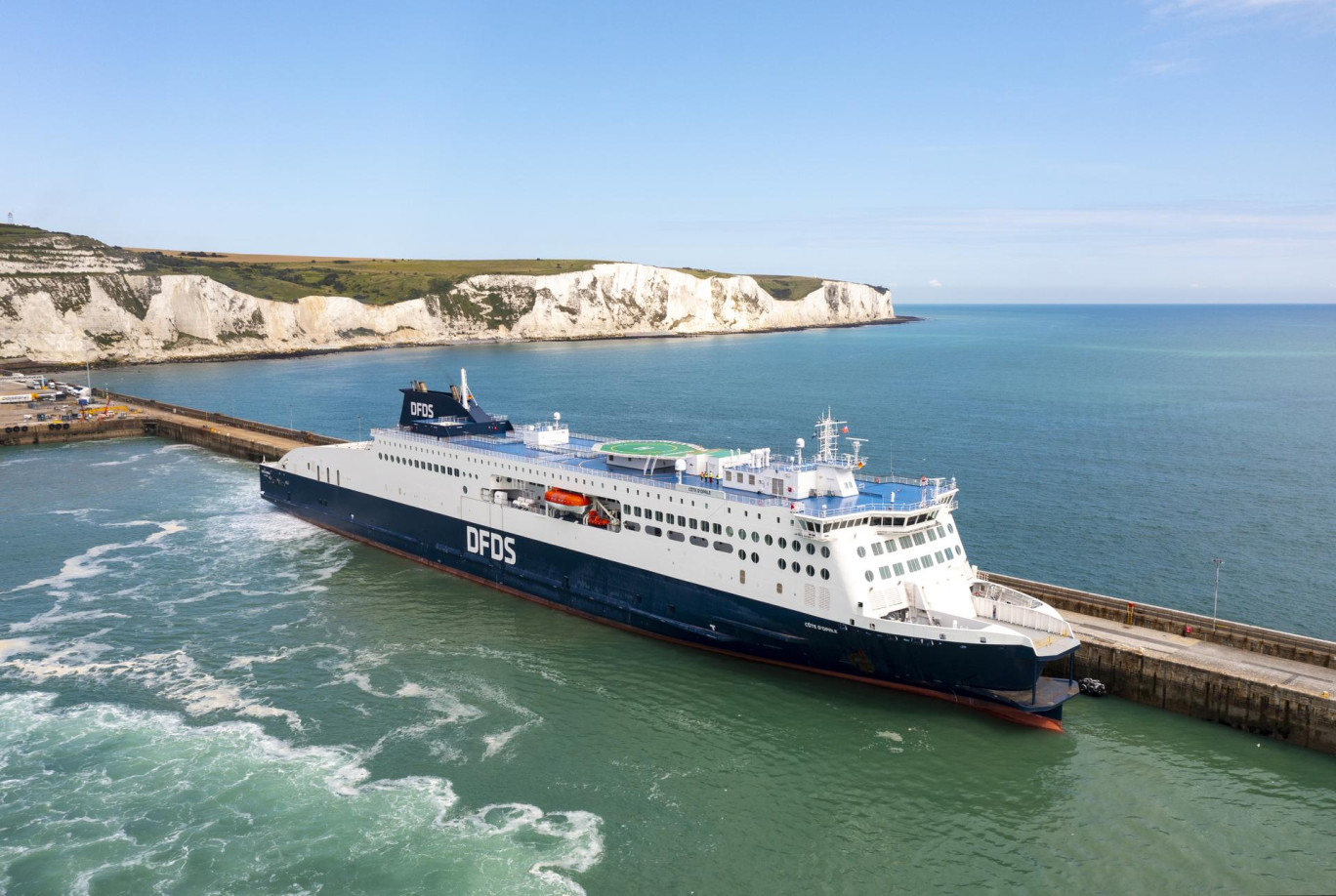 DFDS conserve son titre de «Meilleure compagnie de ferries au monde» aux World Travel Awards. © DFDS