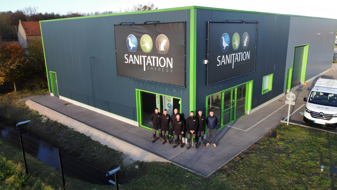 Savreux Sanitation dans ses nouveaux locaux. © Savreux Sanitation