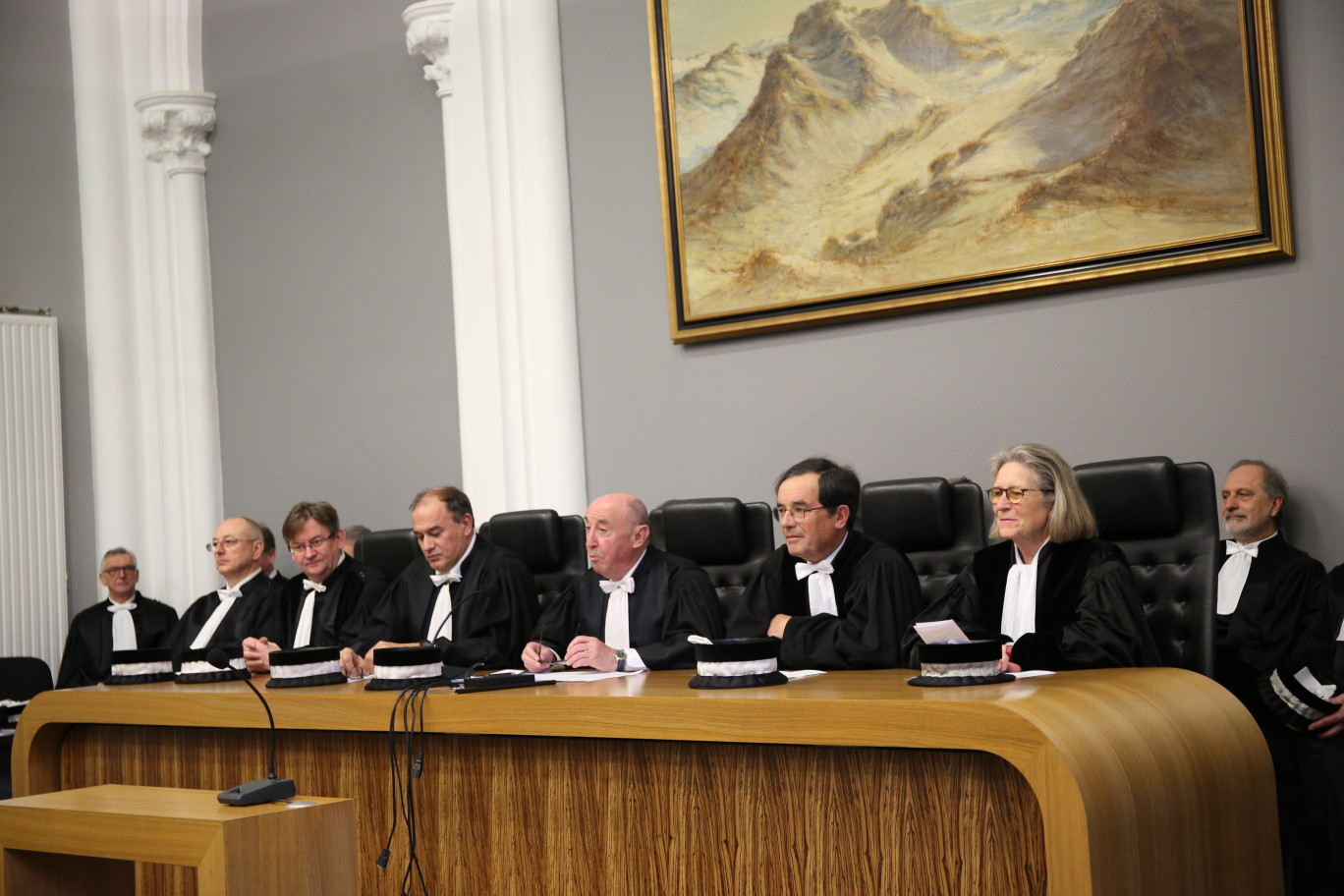 Le tribunal de commerce de Boulogne-sur-Mer a fait le bilan de l’année écoulée. © Aletheia Press/M.Railane