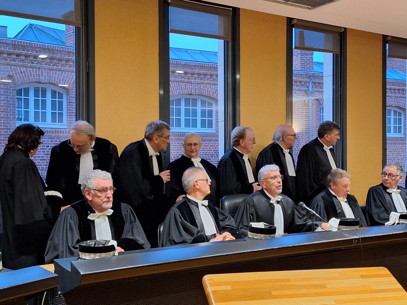 Le tribunal de commerce de Douai-Cambrai, présidé par Jean-François Krummenacker, a tenu son audience solennelle de rentrée mercredi 10 janvier.