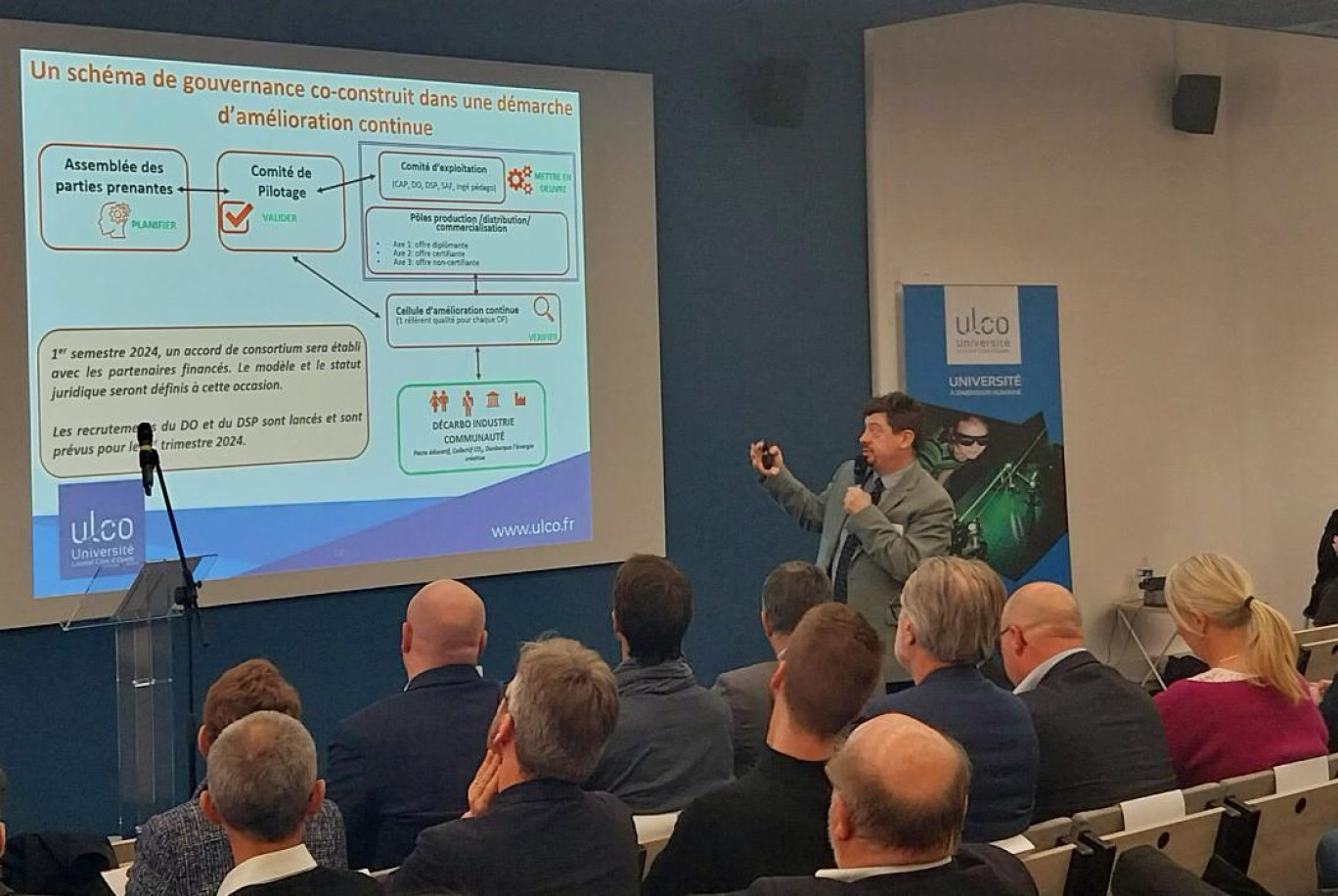 Le projet d'Académie pour la décarbonation industrielle a été lancé le 19 janvier dernier à l'ULCO.