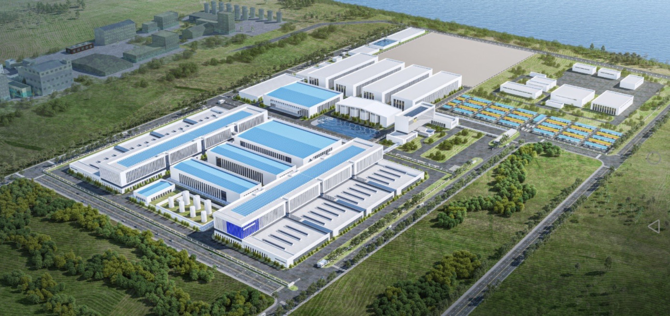 Les trois unités de la joint-venture Orano-XTC New Energy seront construites en proximité immédiate des quais du port ouest de Dunkerque. © Orano/XTC New Energy
