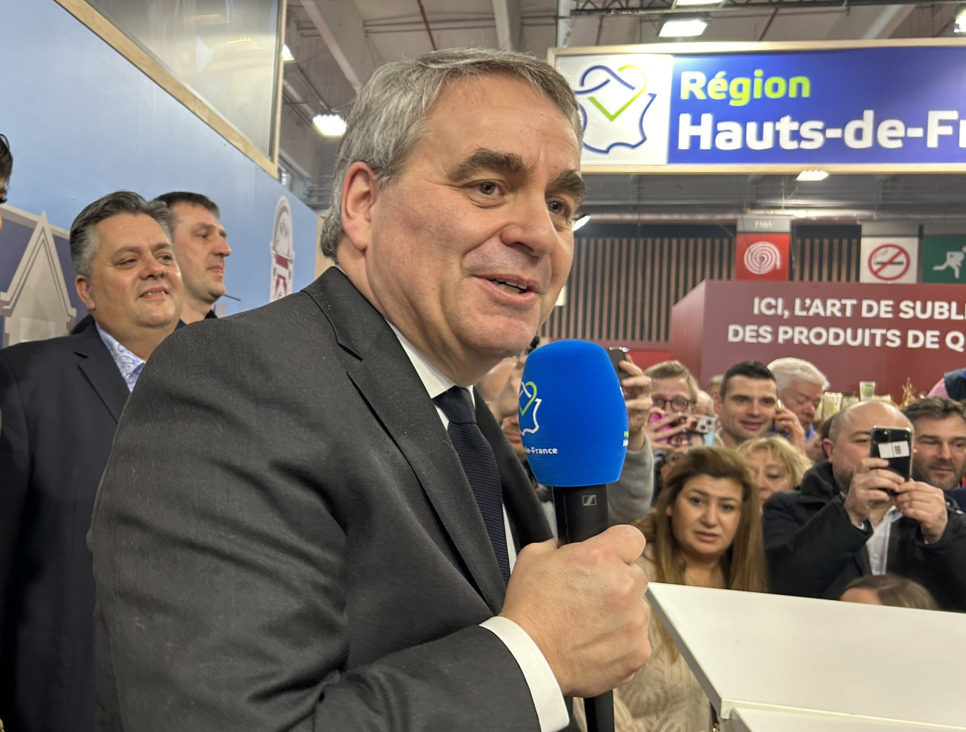 Xavier-Bertrand, président de la Région des Hauts-de-France, le 28 février au SIA 2024. © Aletheia Press/L.Péron