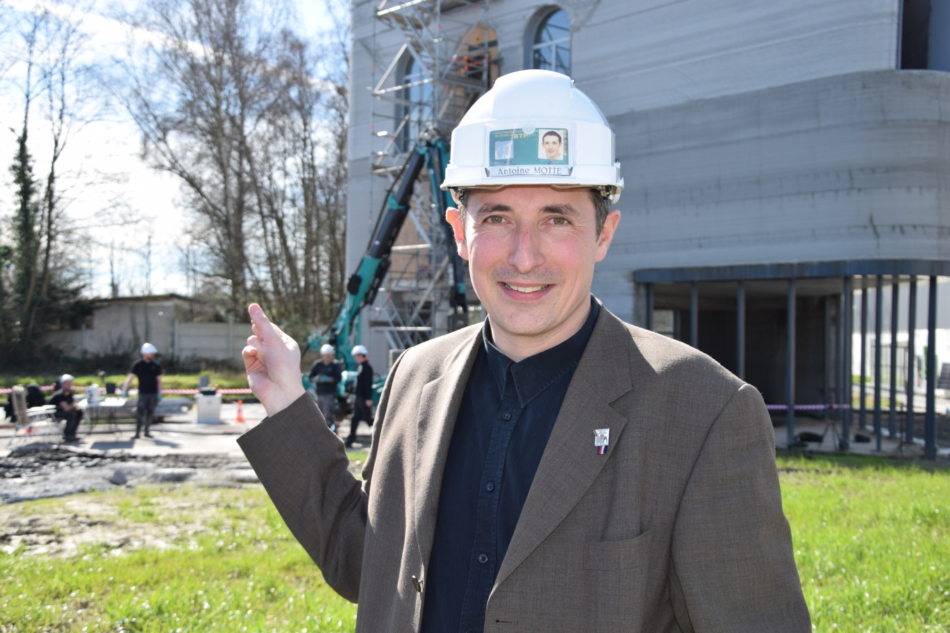 Antoine Motte, co-fondateur et président de la société Constructions-3D.