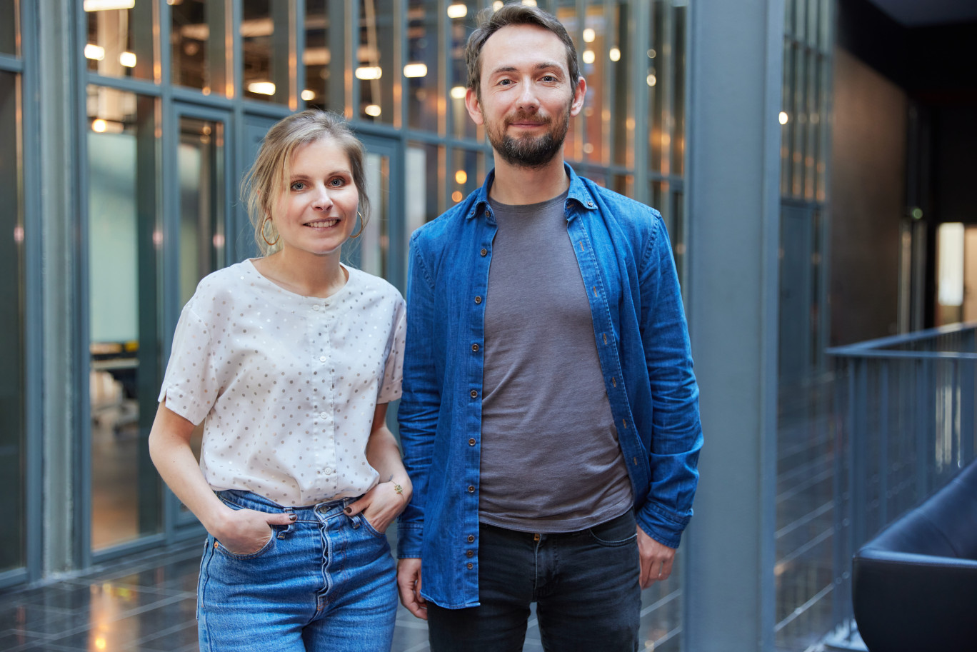 Julie Dulot et Éric Houzelle, dirigeants et co-fondateurs de Hektore. © Lena Heleta
