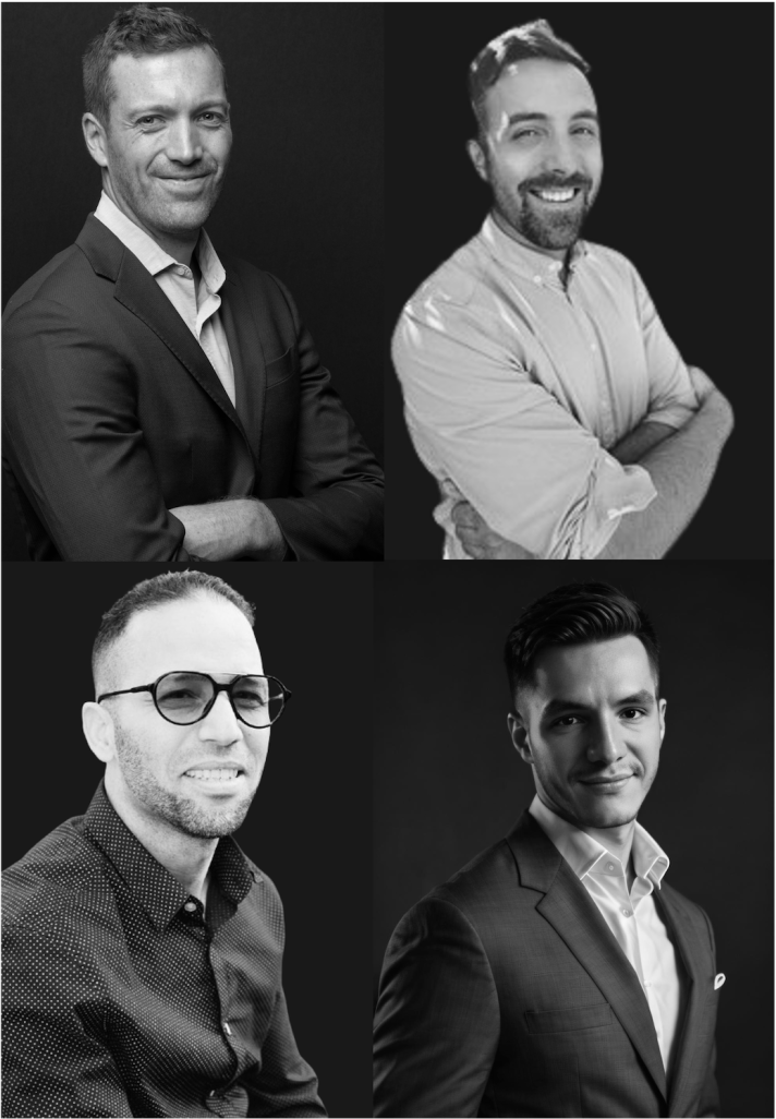 Cédric Samson, Alexandre Grare, Yenaa Messaoudi et Kevin Mortier. © PKF Arsilon