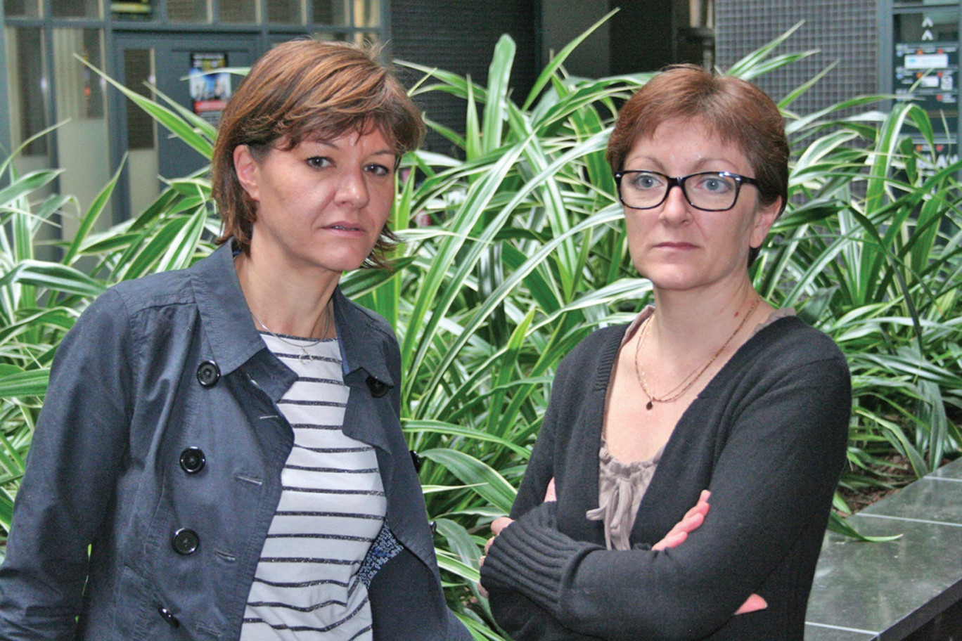 Aurélie Duquennoy et Karine Lafontaine.