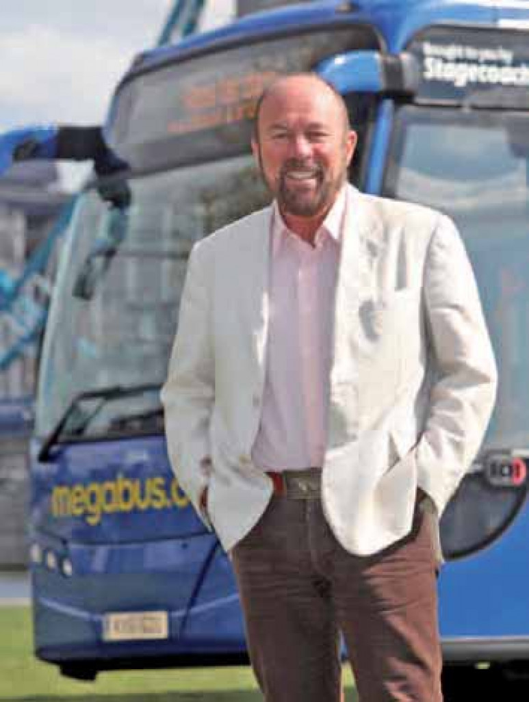 Directeur général du groupe Stagecoach, Brian Souter souhaite bousculer les tarifs du marché européen des voyages en autocar.