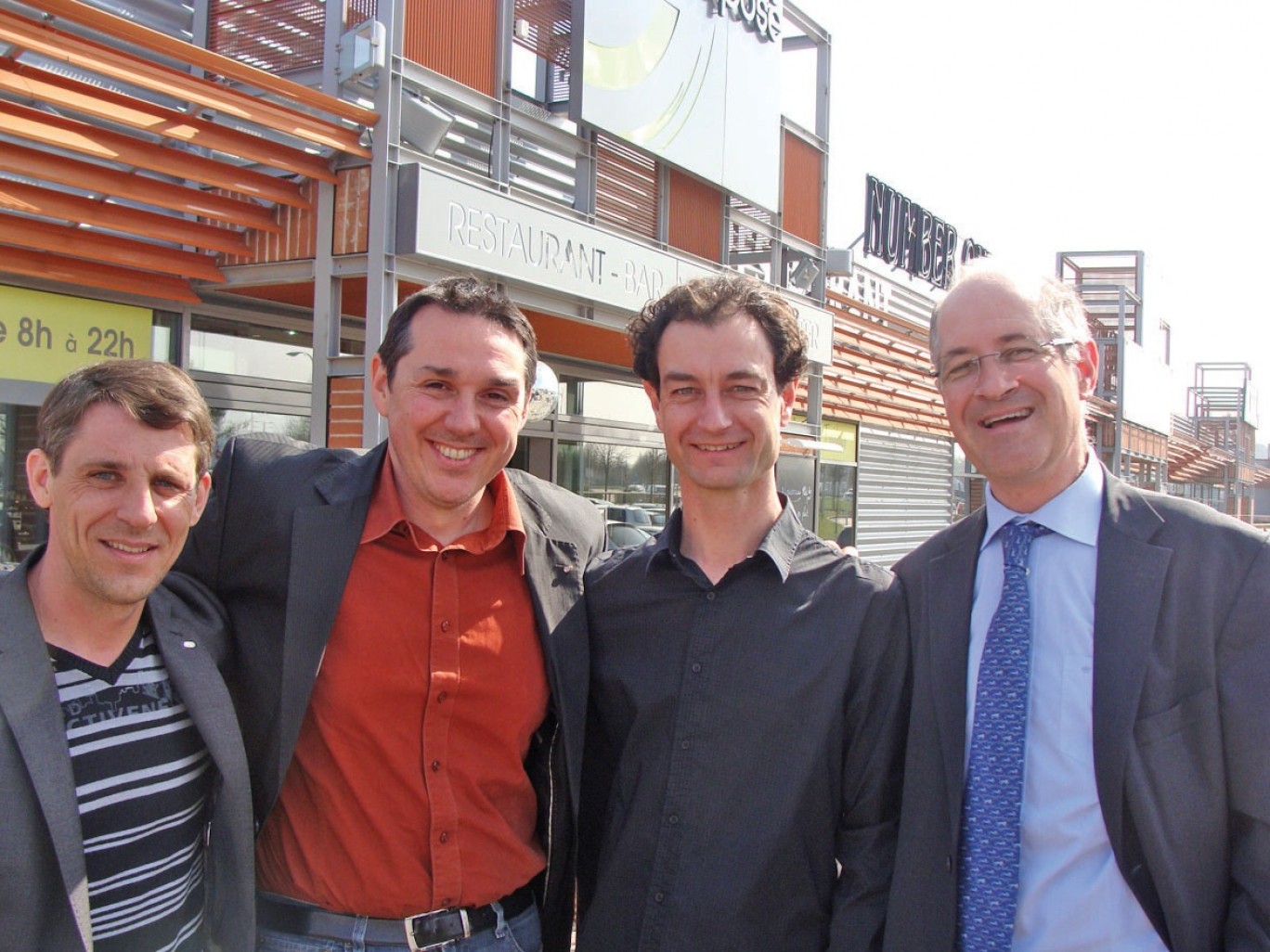 De gauche à droite, Michel Meunier, Didier Dumont, Franck D’Halluin et Xavier Ibled.