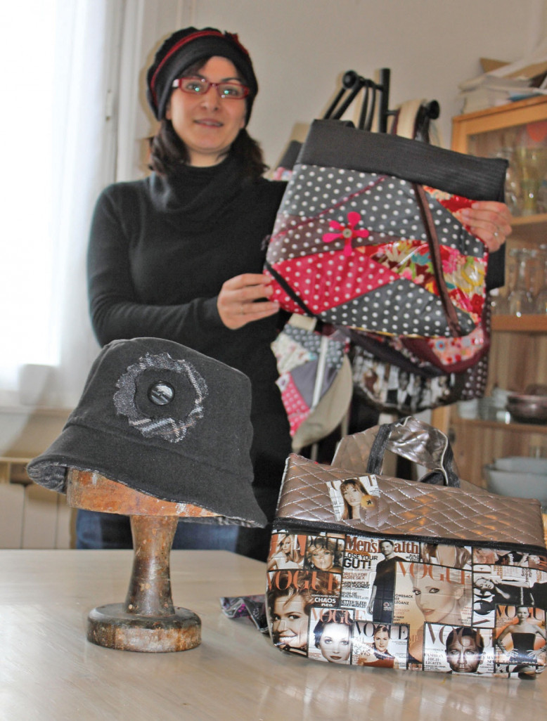 Stéphanie Rolet et ses beaux chapeaux.