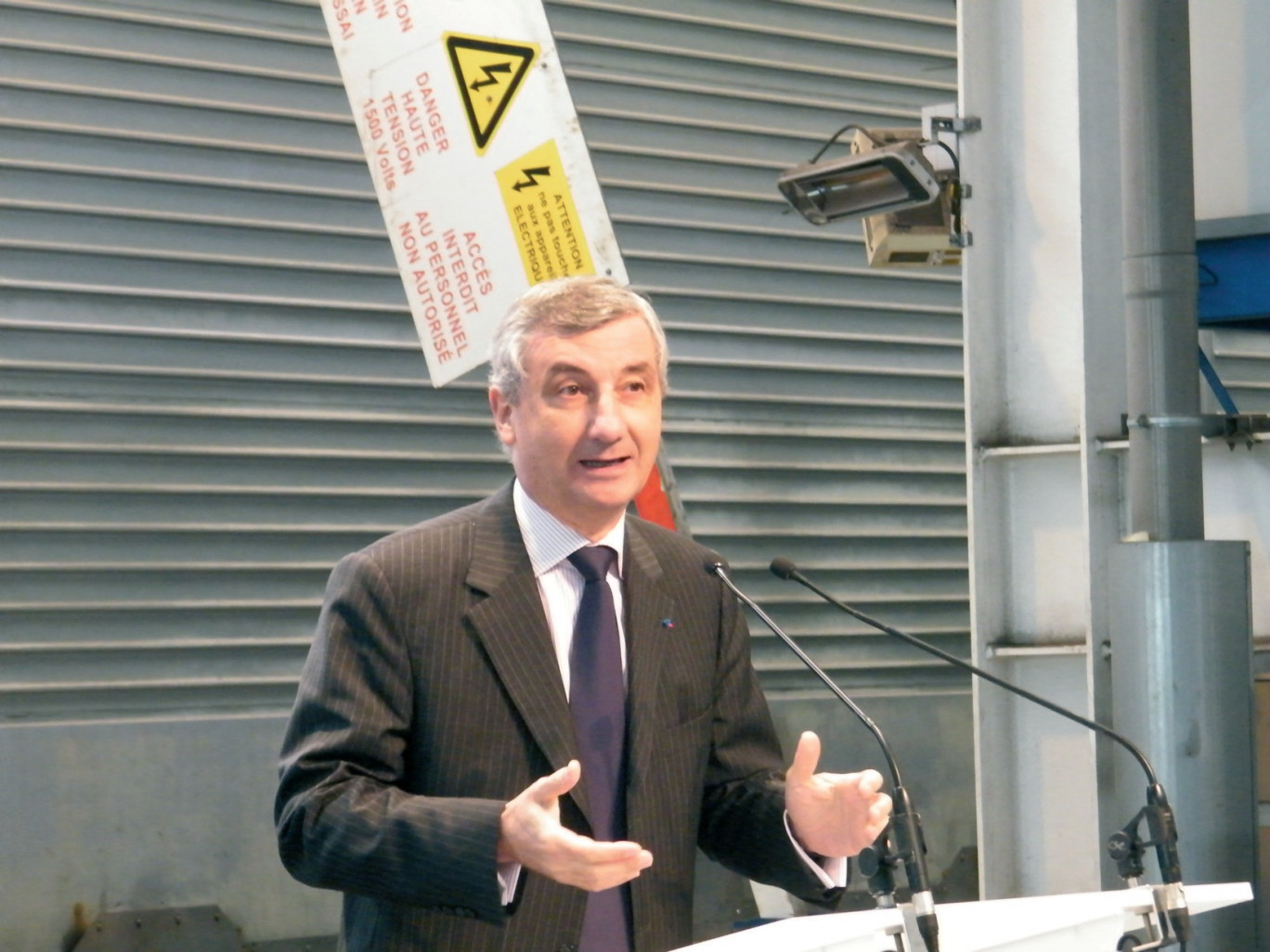 Jacques Gounon, PDG d’Eurotunnel.