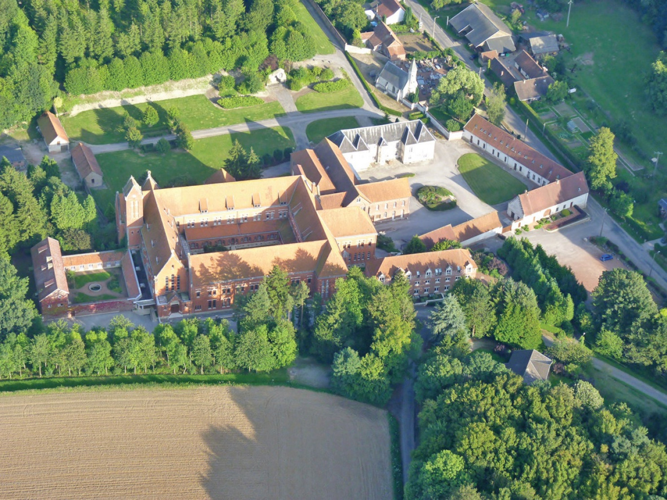 L’abbaye de Belval s’étend sur 12 hectares.