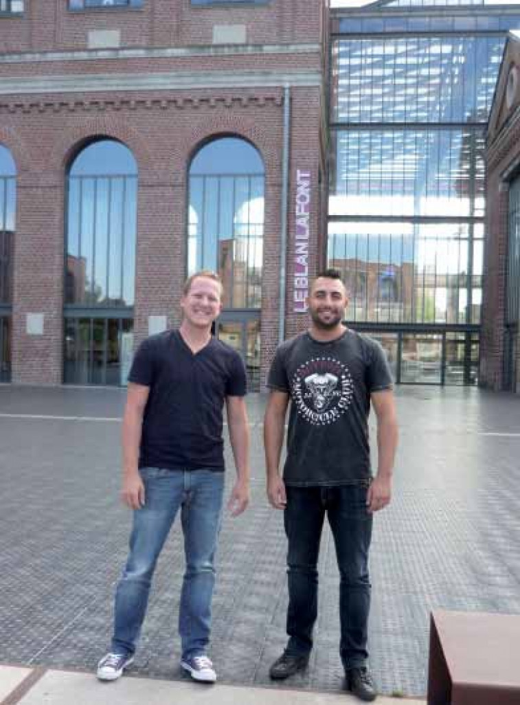Pierre Berghof (à gauche) et Nicolas Blondel (à droite) : “Nous sommes heureux d’avoir créé notre société. Nous ne sommes jamais fatigués car nous vivons de notre passion.”