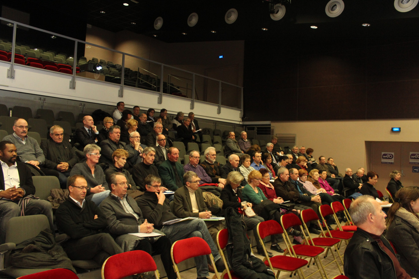 Une salle du PACBO d’Orchies qui a chaudement participé à cette présentation du rapport KPMG