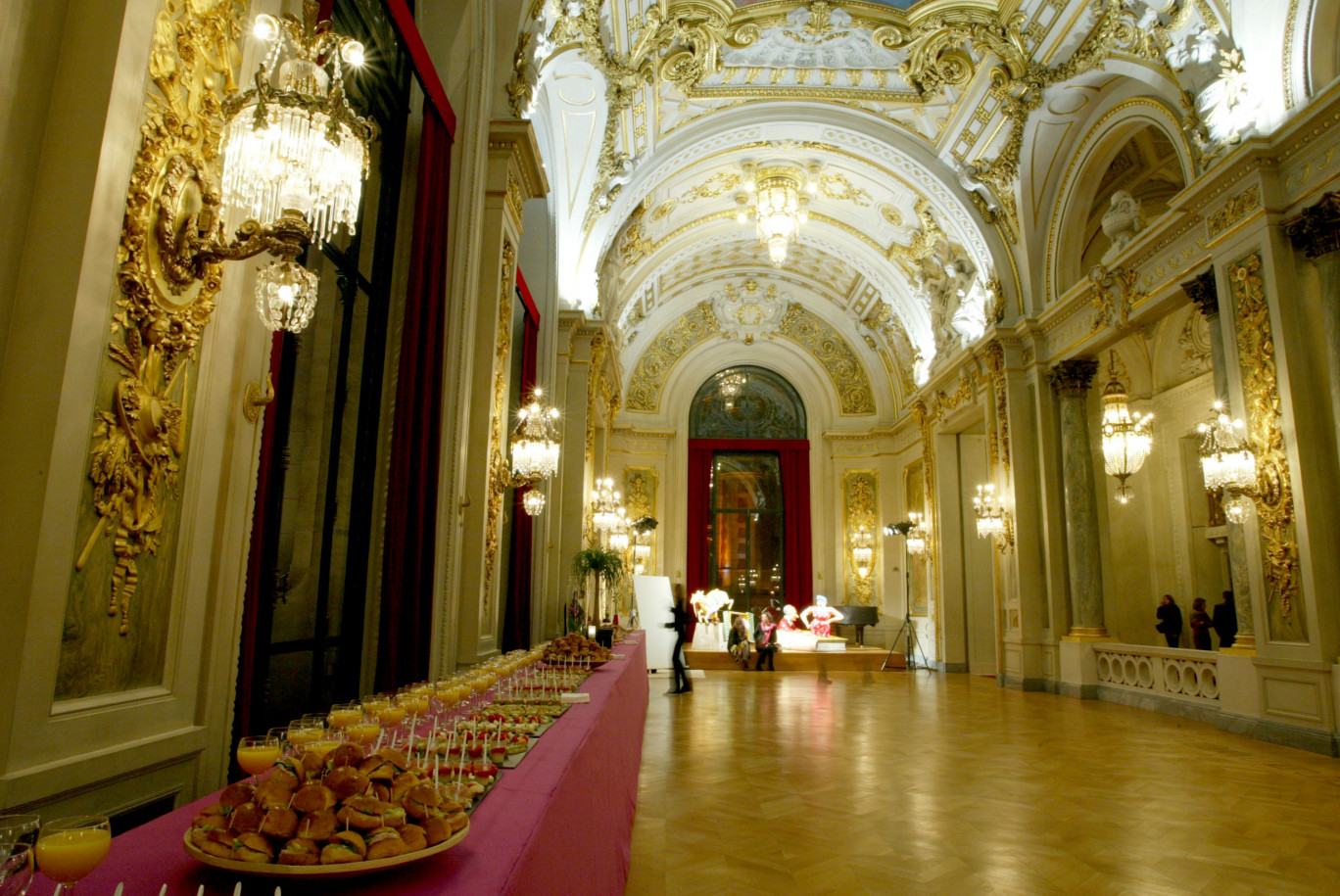 Le Grand Foyer peut aussi accueillir des coktails.