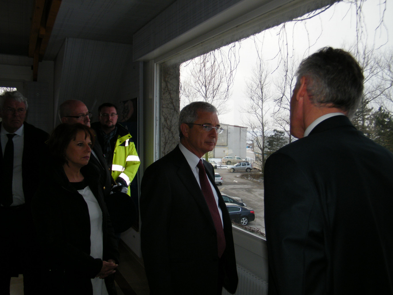 Claude Bartolone, président de l’assemblée nationale en visite aux carrières du boulonnais.