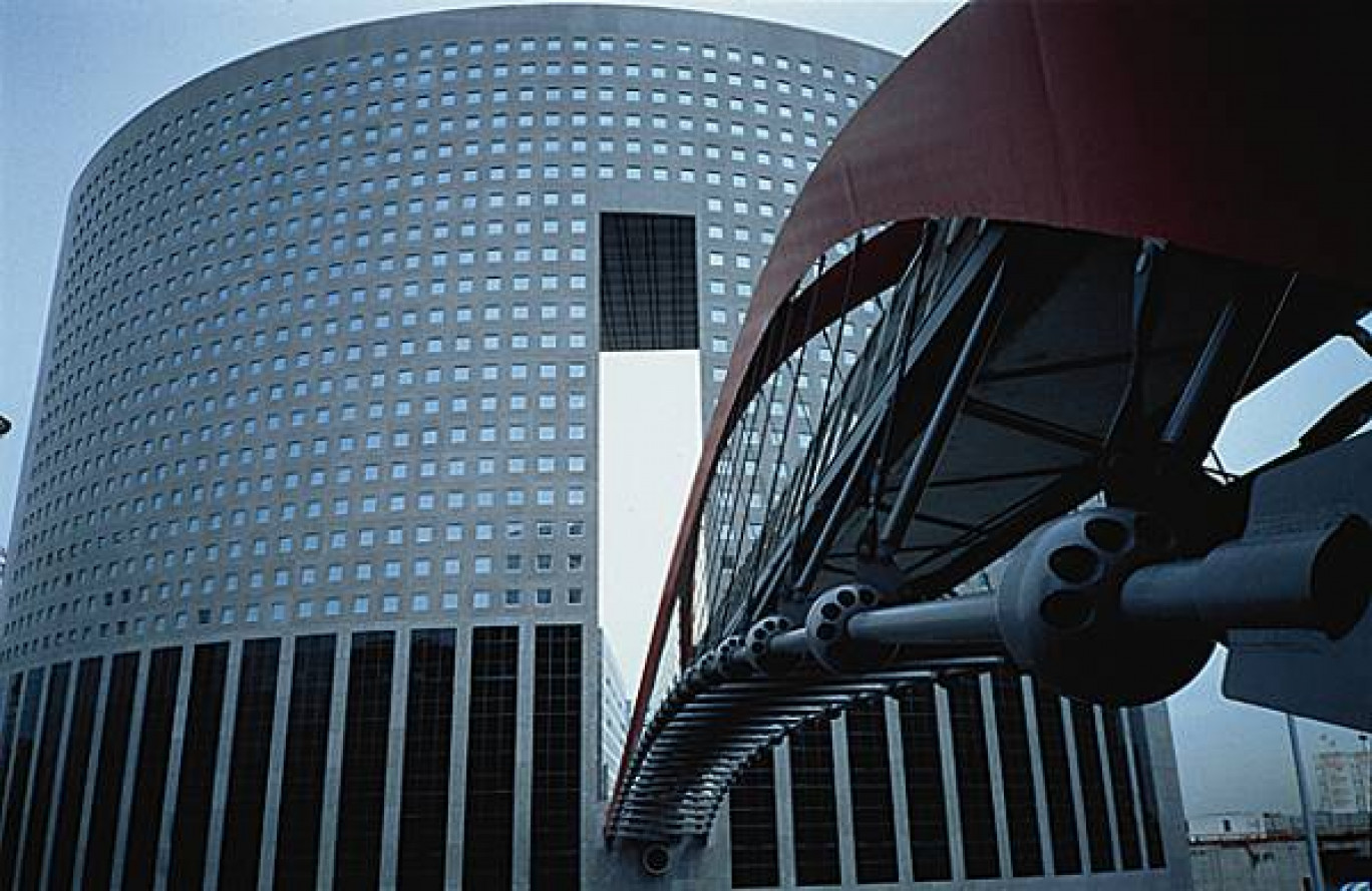 Une belle réalisation en béton industriel au Japon.