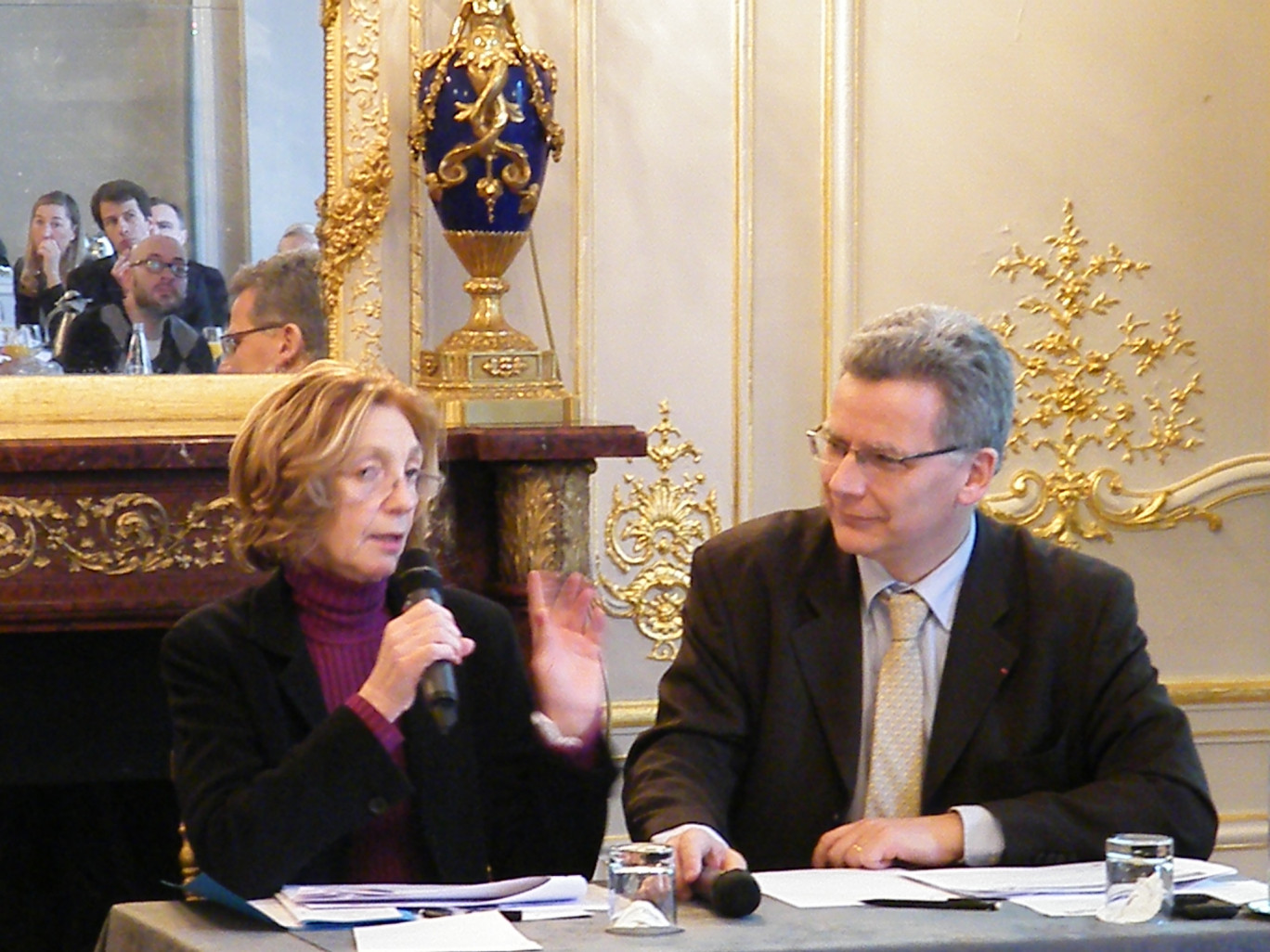 « Nicole Bricq, ministre du commerce extérieur, le 4 mars à Paris ».