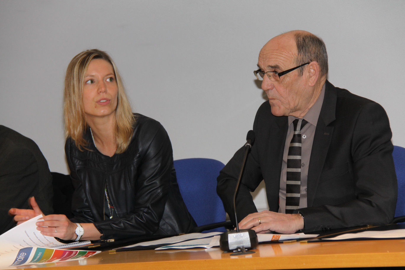 Marieke Sikora, directrice d'Initiative Grand Arras, et Gérard Delpierre, président, ont présenté le bilan 2012 et leurs réflexions pour les prochaines années.