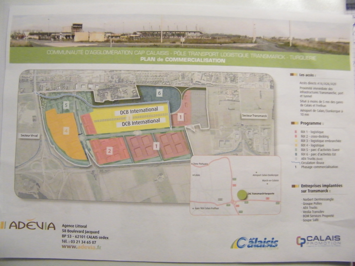 « Le projet logistique de la zone de la Turquerie à Calais ».