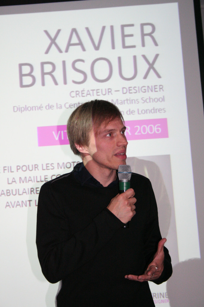 Xavier Brisoux, "Vitrine d'Or" à la Biennale 2005/2006