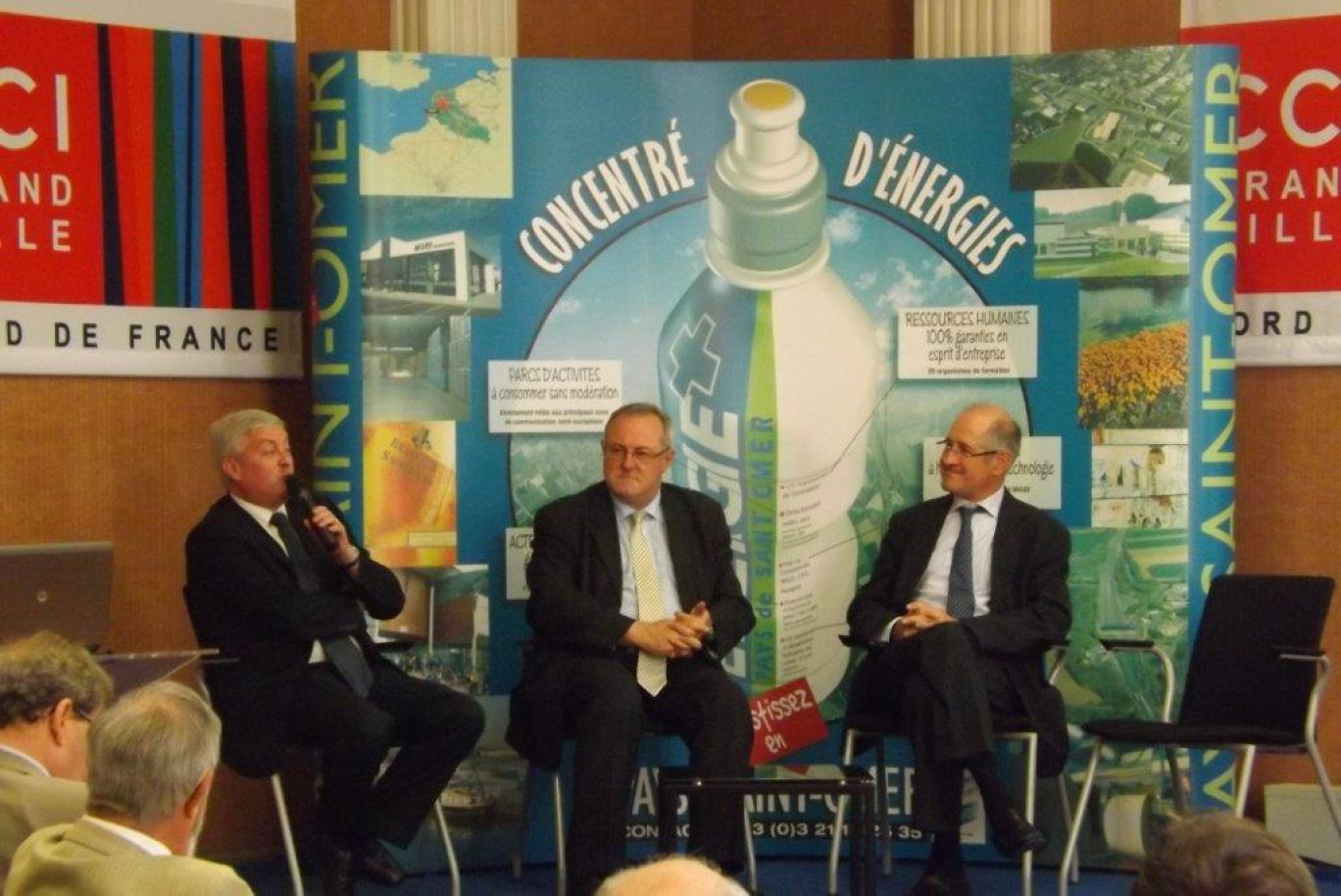 De g.à dr., Bertrand Petit (ADRT), Joël Duquénoy (CASO) et Xavier Ibled (CCI) ont parlé à l'unisson du label "Man and Biosphère".