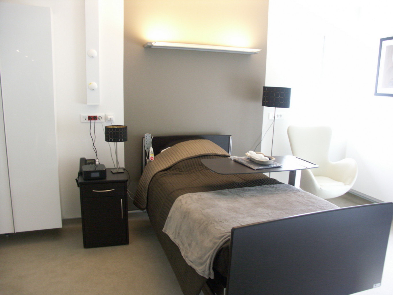 Décoration design et haut de gamme pour les chambres aussi.