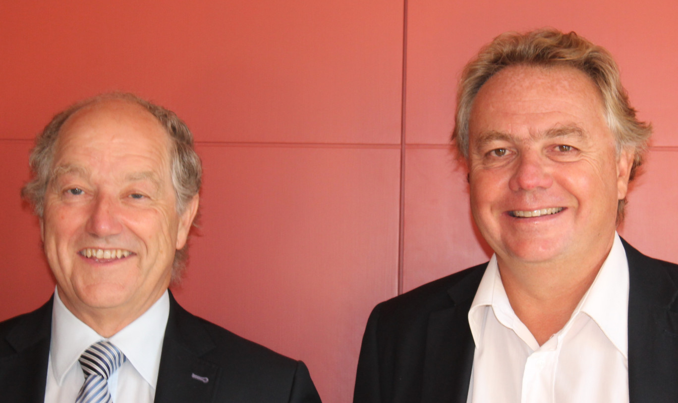 Patrick Heem et Pascal Boulanger, délégué général et président du club Gagnants.