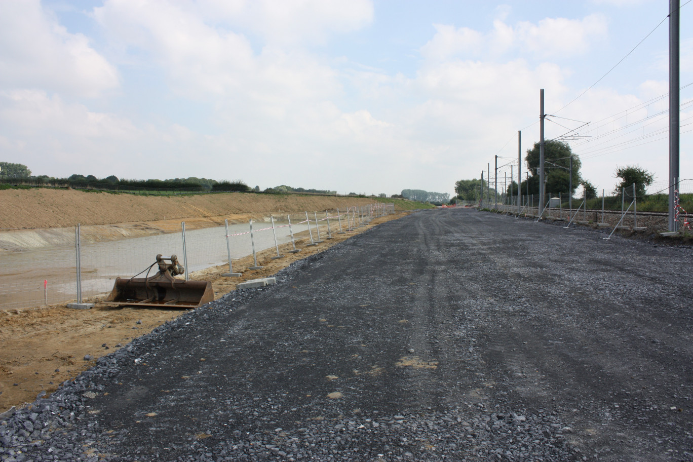 « A quelques kilomètres de la gare de Busigny, une première tranche du détournement ».