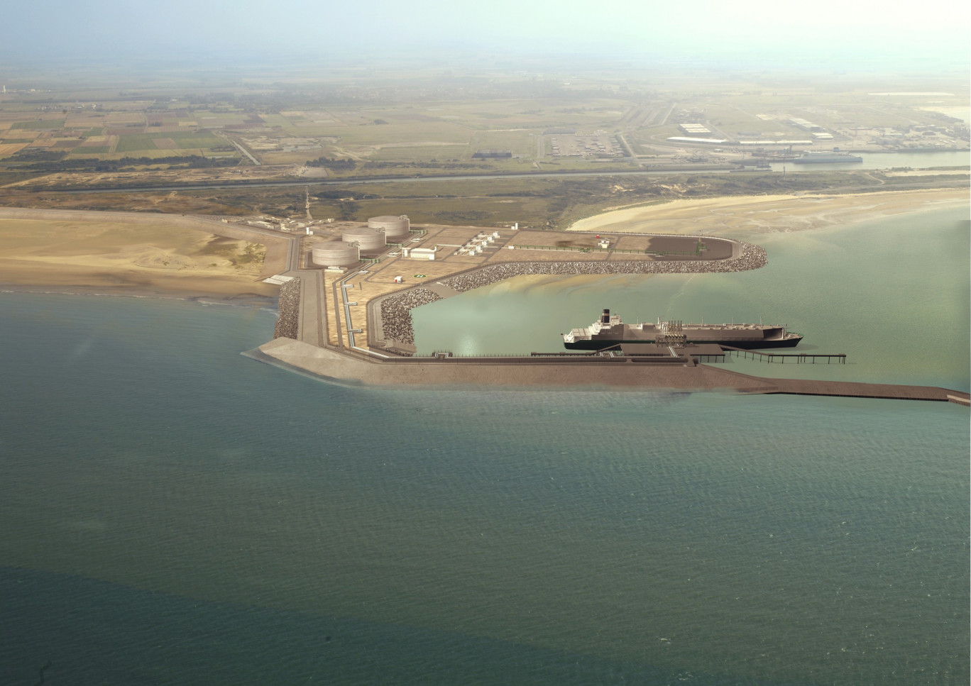 Le projet d'extension porte sur le nombre de réservoirs, quatre au lieu des trois initiaux. De nouveaux marchés pourraient permettre à Dunkerque LNG d'aller au-delà encore, le nombre de six est avancé.