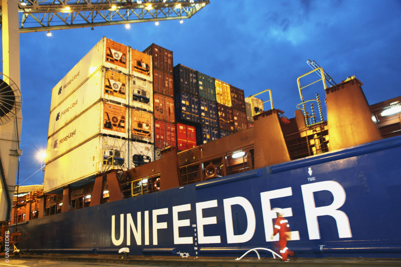 UNIFEEDER gère l’un des plus vastes réseaux de lignes courte distance en Europe du Nord. Dunkerque est le 40ème port desservi. 