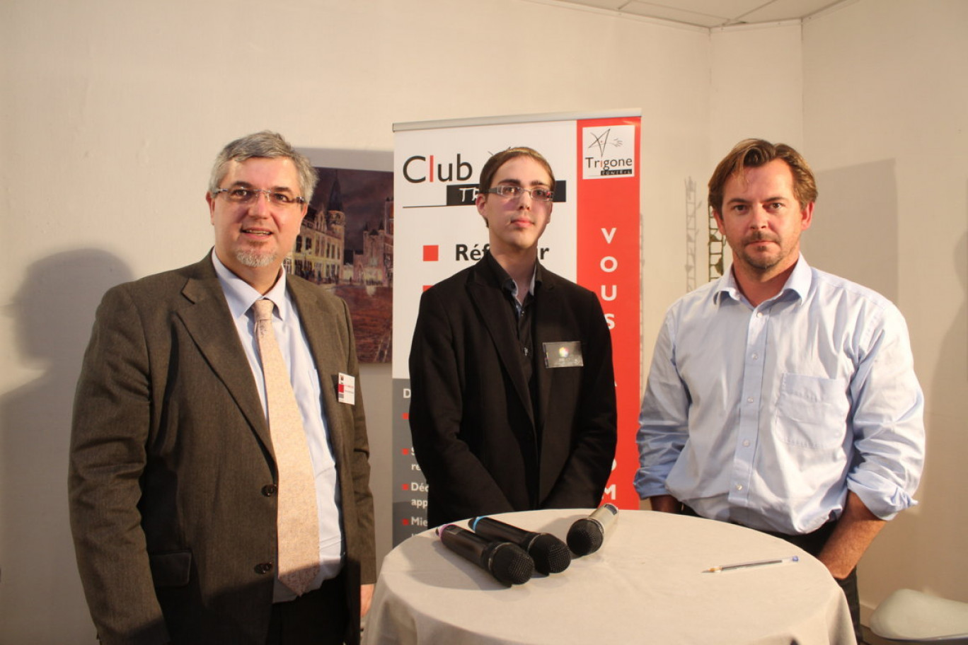Eric Flamencourt de Trigone Conseil (à gauche ), Frédéric Grignion et Maxime Aernout ont tout dit sur le Cloud.