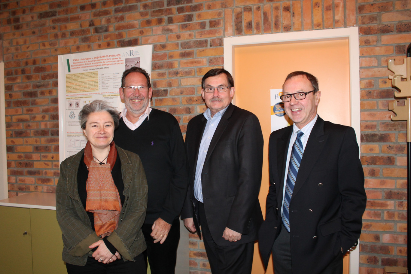 Frédérique Martin, Daniel Blaie, Pascal Codron et Jean-Claude Bénit.