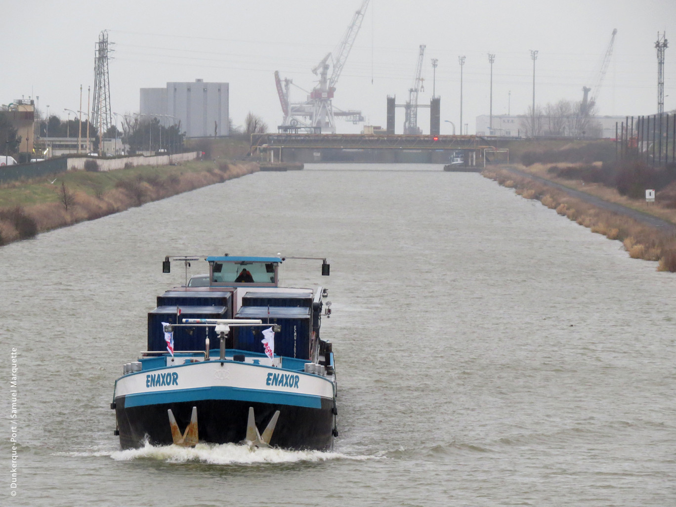 Une nouvelle liaison fluviale a été mise en place au départ de Dunkerque.