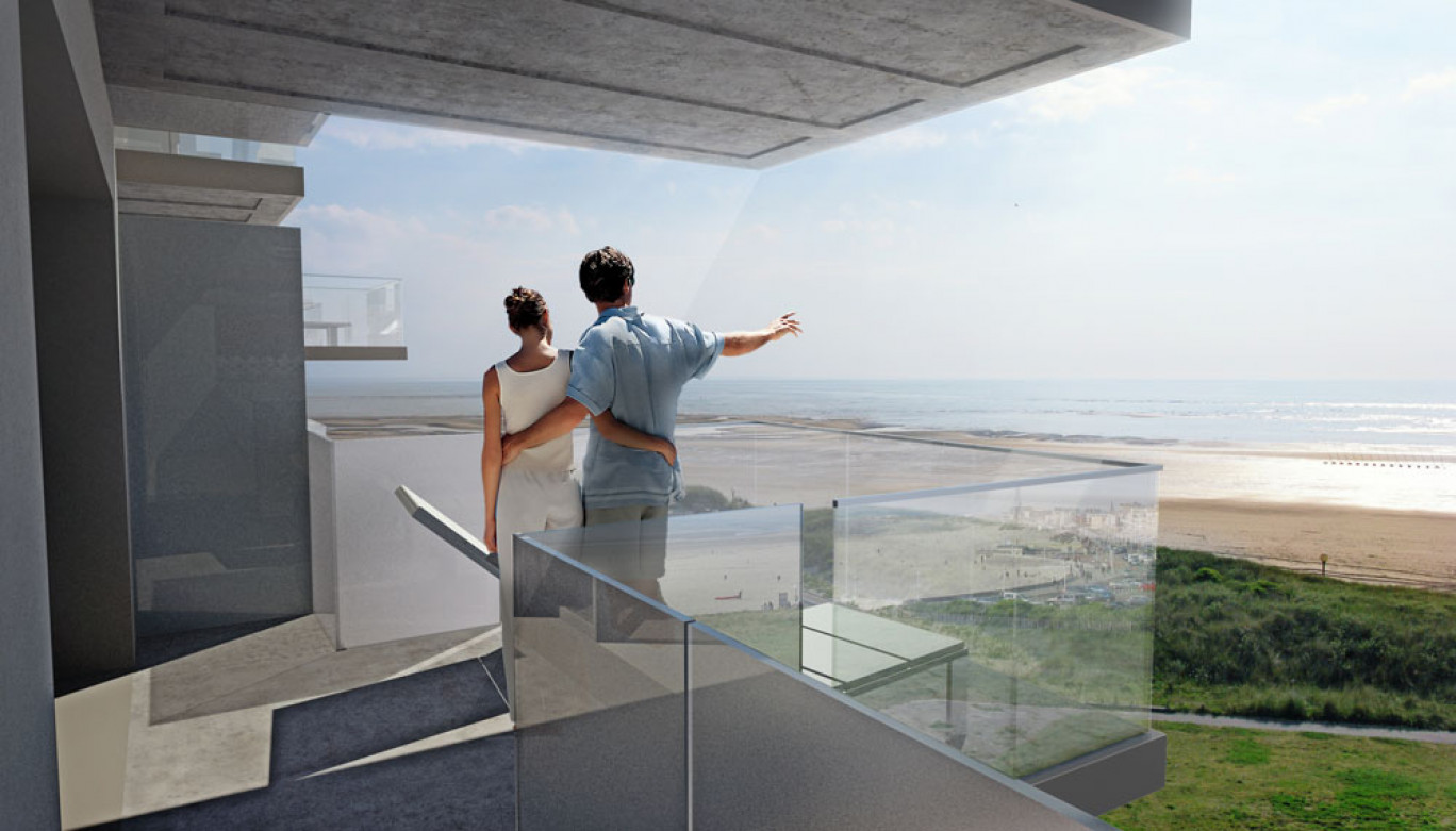 Les premiers appartements, avec vue sur mer, sont en cours de commercialisation.