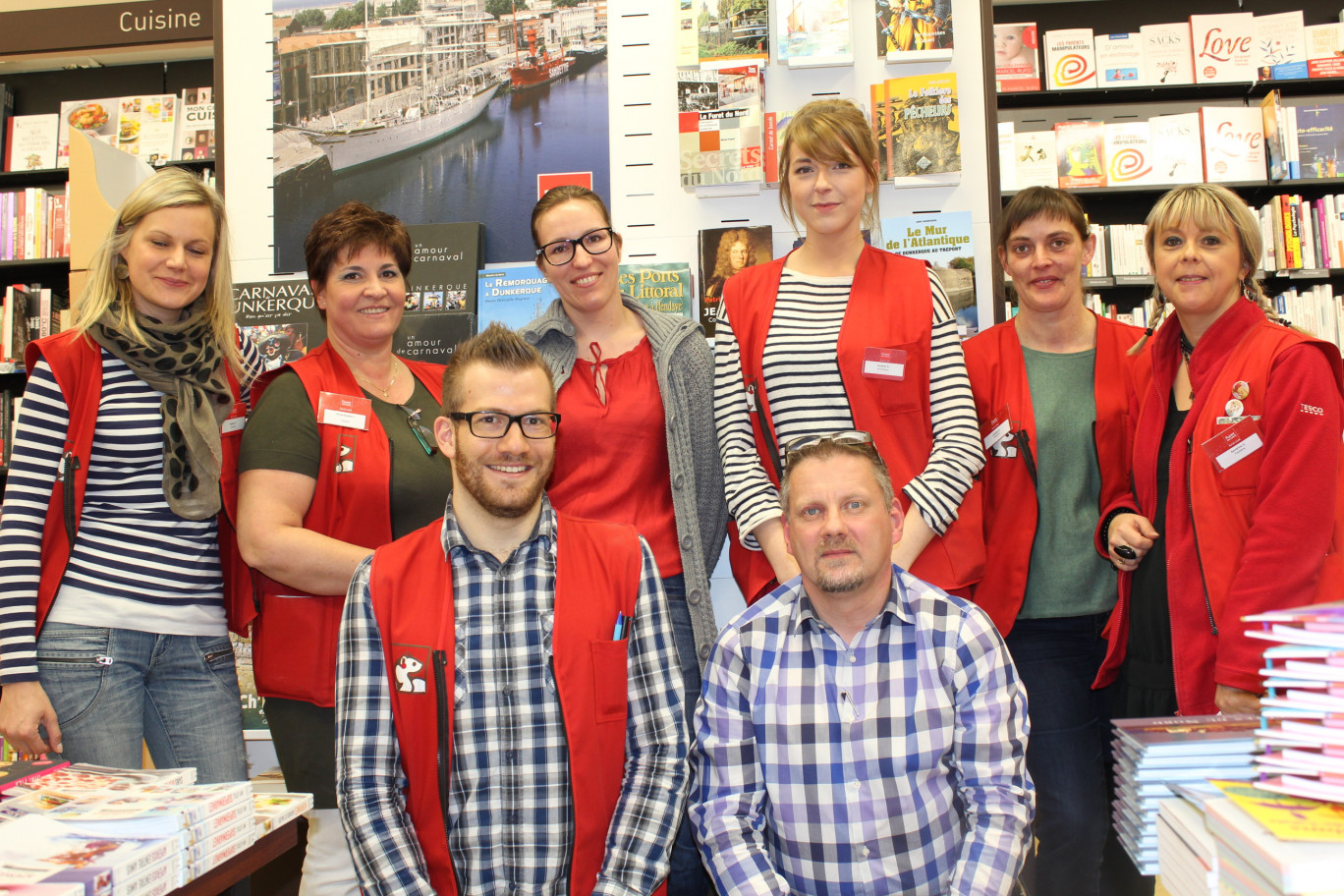 L'équipe du Furet Dunkerque a le sourire: le magasin est déjà dans ses objectifs