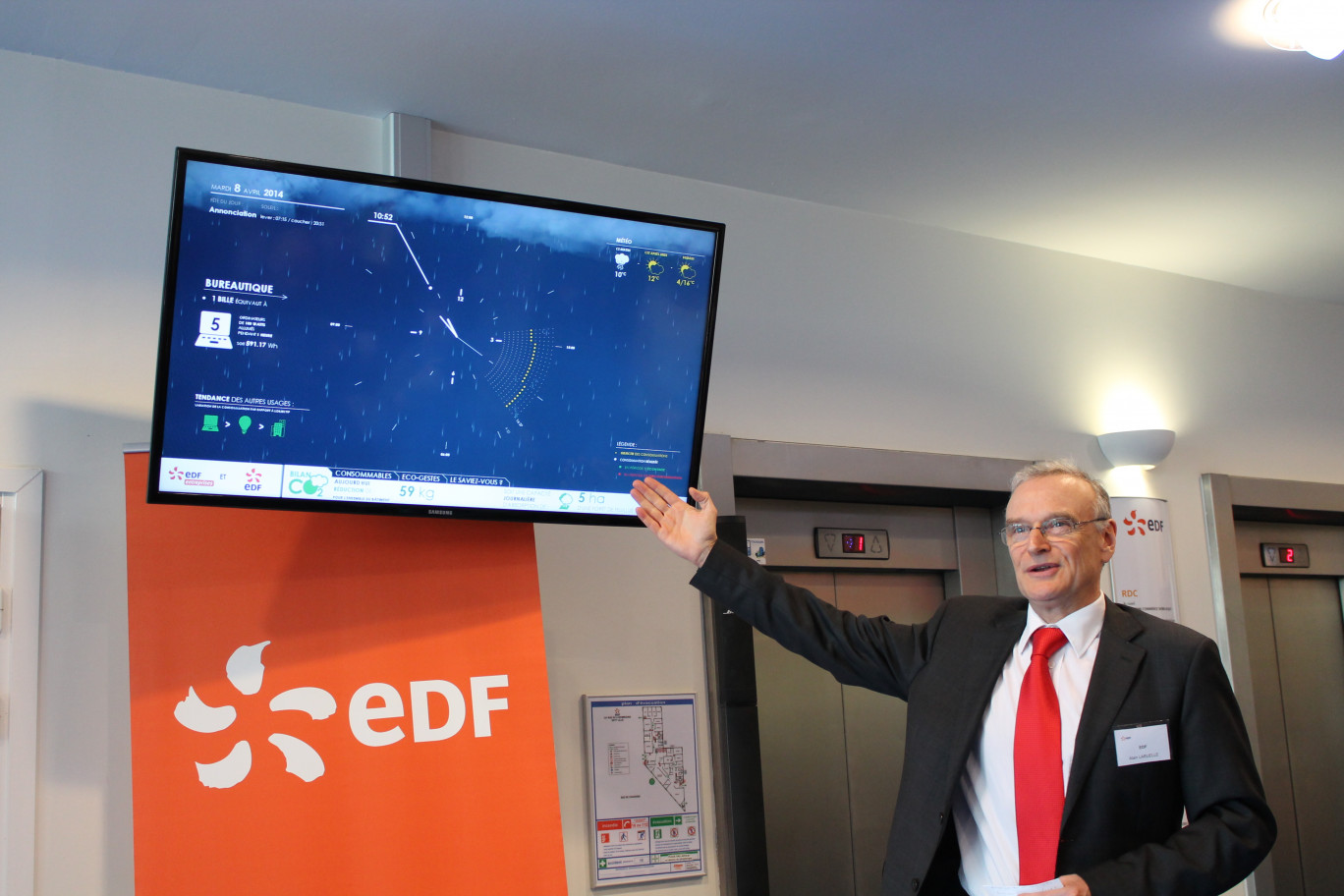 Alain Laruelle, directeur d’EDF Commerce Nord.