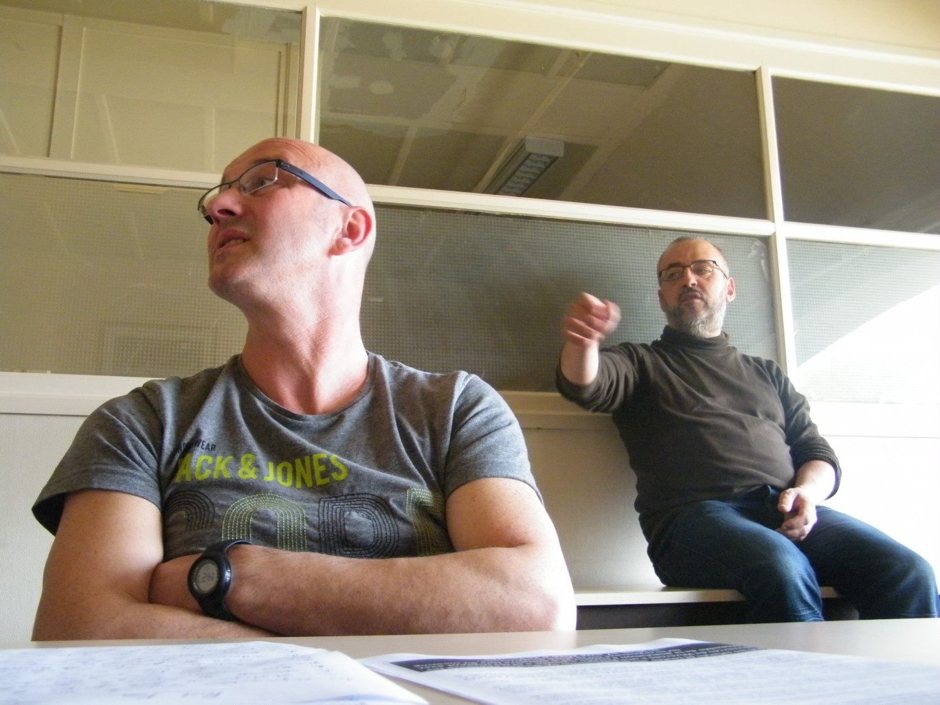 « Depuis le 10 avril dernier, les syndicats organisent des actions pour freiner l'agenda de la direction d'Arjowigging ».