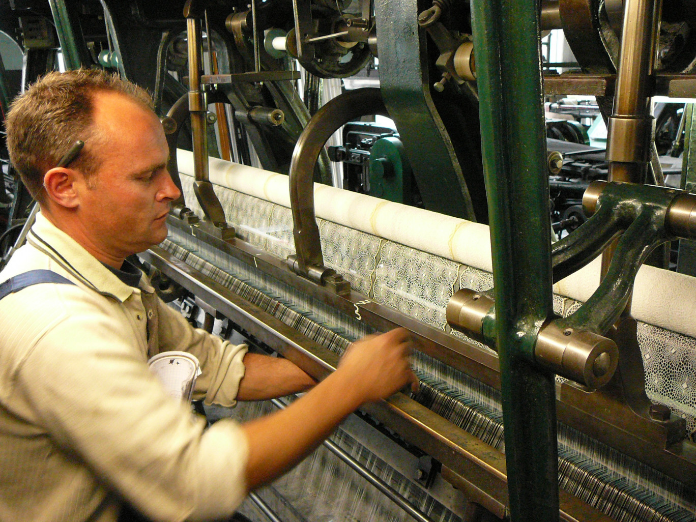 La production de Leavers représente 65% des ventes de dentelles chez Noyon en 2014.