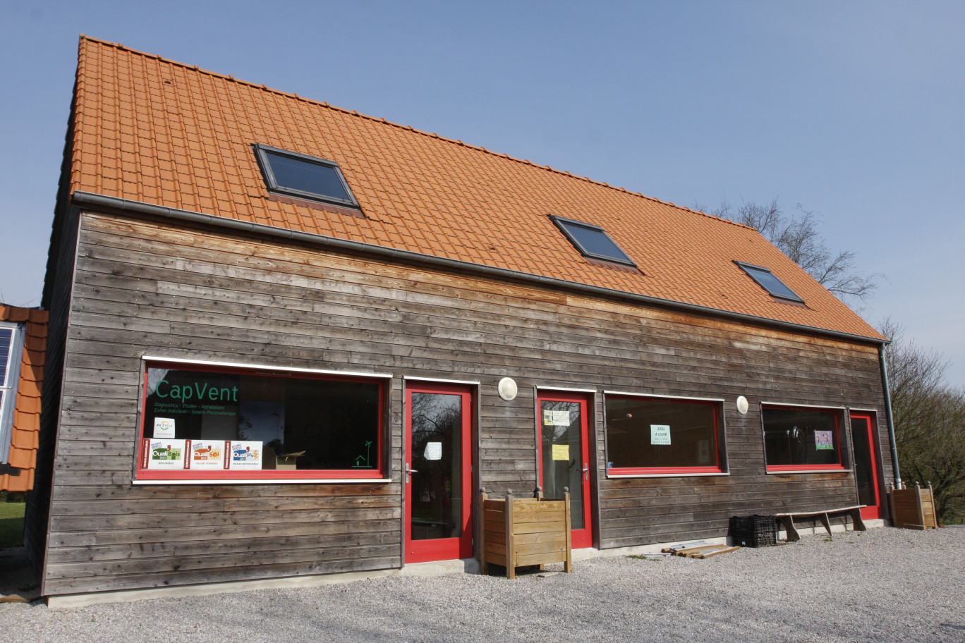 À Ambricourt, la toiture du « Germoir » devrait à terme accueillir 50 mètres carrés de panneaux photovoltaïques.