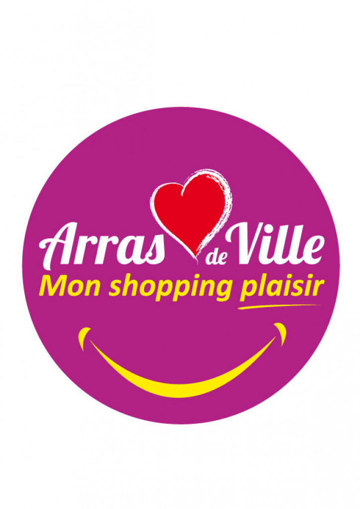 Le label de l’opération « Arras Cœur de Ville, mon shopping plaisir ». 